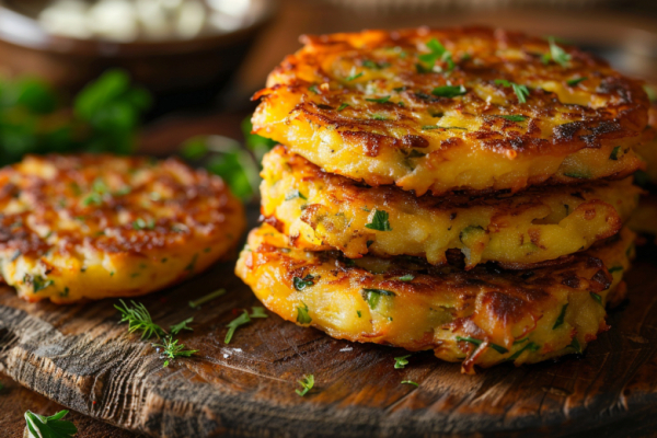 На завтрак в пост спасают тыквенные драники с куркумой и чесноком: &mdash; пышные, мягкие, с золотистой корочкой