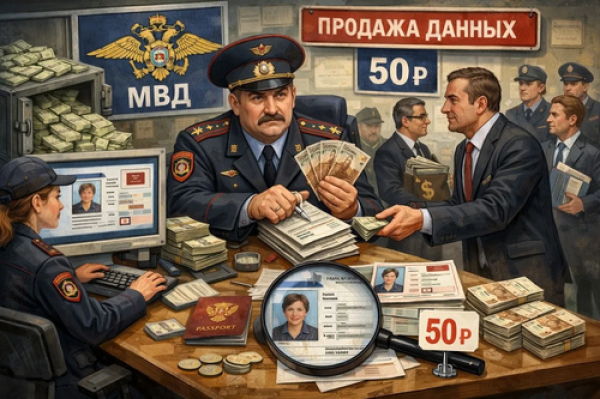 МВД собирается продавать сведения о гражданах &mdash; 50 рублей за каждого?