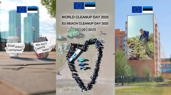 World Cleanup Day 2025: акция по очистке берега реки Есиль в Астане