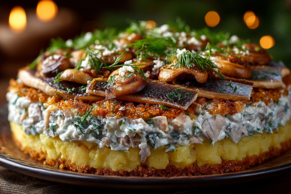 Постный салат &laquo;Сельдь под лисьей шубкой&raquo; &mdash; безумная вкуснятина: смело готовьте, когда разрешена рыба