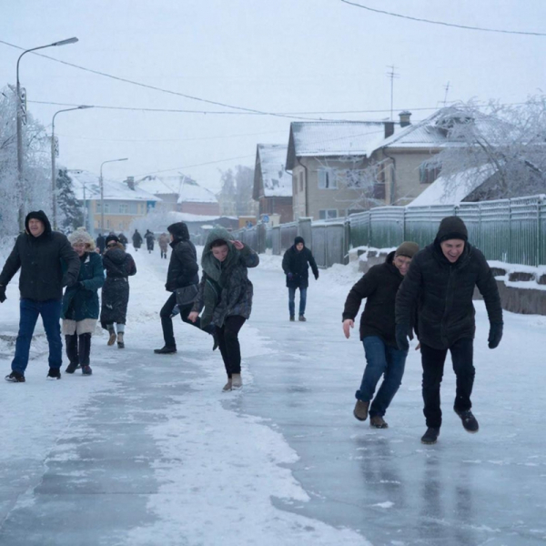 Новосибирец сломал позвоночник, поскользнувшись на улице: пришлось жаловаться Бастрыкину