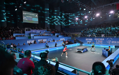 Глава государства посетил открытый Кубок по настольному теннису