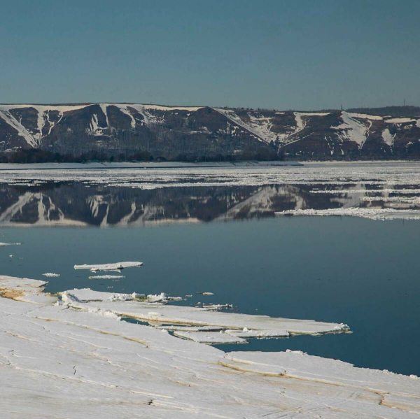 Мэр Нижнекамска Радмир Беляев поделился кадрами ледохода на Каме
