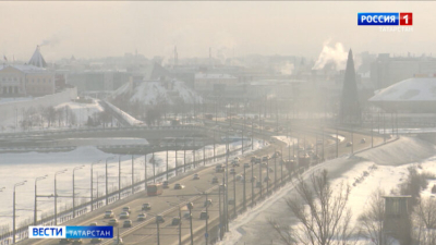 В Татарстане 22 января ожидается морозный день без существенных осадков