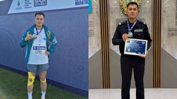 Казахстанский полицейский вошел в число сильнейших на стамбульском марафоне