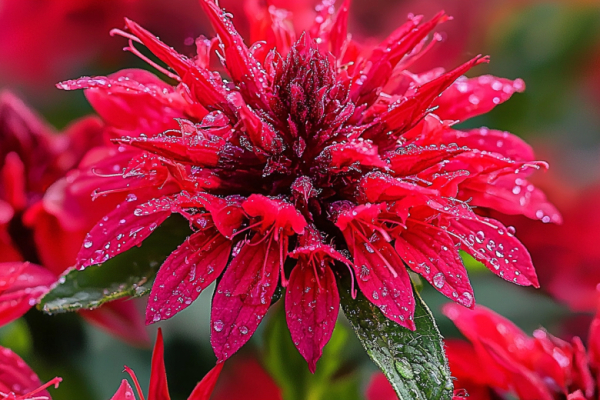 Будет стоять с ярко-красными бутонами даже при минимальном уходе: цветет с июля до сентября без возни с клумбами