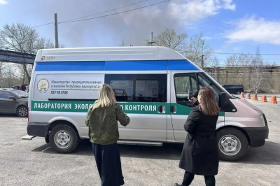 В Стерлитамаке проверили воздух после пожара в промзоне