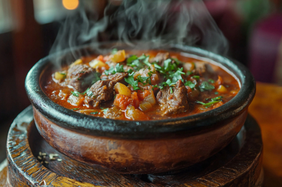 Грузинский чашушули для занятых: никакой возни с обжаркой &mdash; все ингредиенты в казан и на плиту. Сытный ужин без лишних хлопот