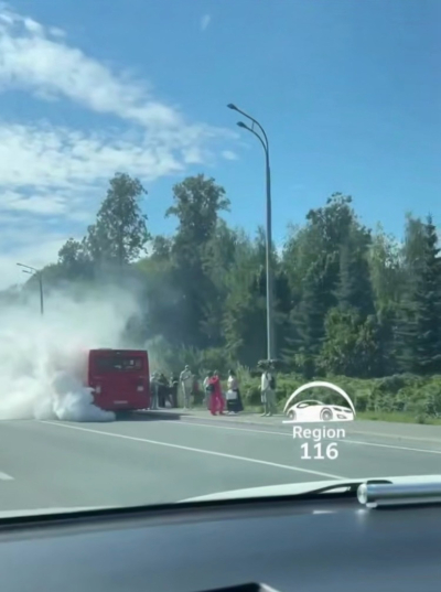 Комитет по транспорту прокомментировал &laquo;задымление&raquo; автобуса в Казани